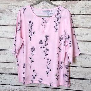 MissLook floral blouse